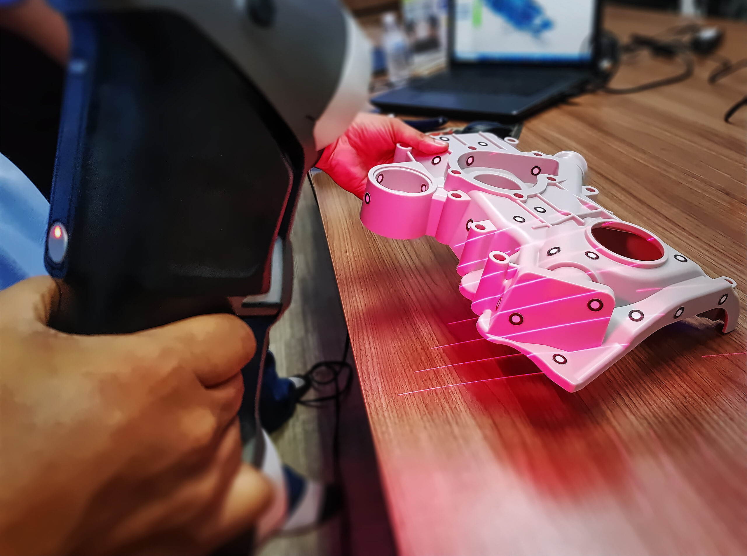 3D scanning of a component at NEsolution
