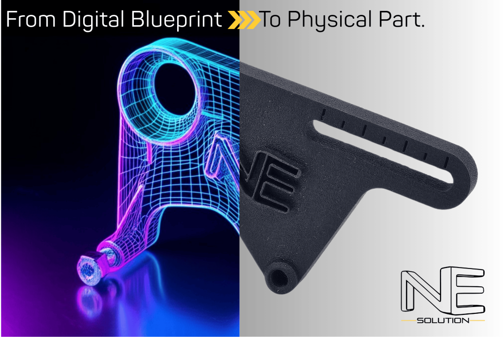 Digital Blueprint to Physical Part - 3D modelling
